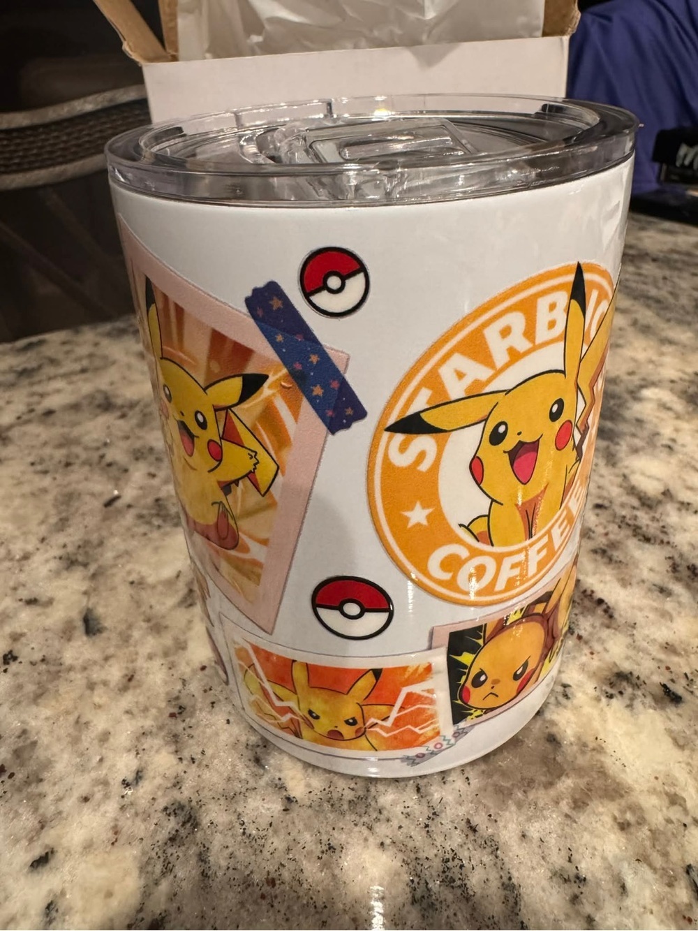 Starbucks x Pikachu tumblr NEW IN BOX - Picture 2 of 5
